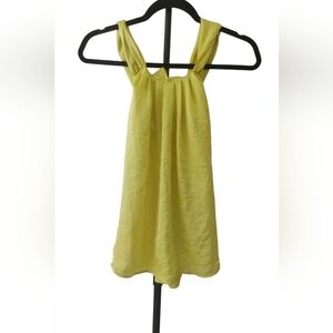 A Diva Yellow Sleeveless Top SZ S Petite NWT